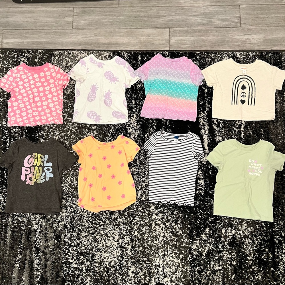 3T girls t shirts (8 pieces)